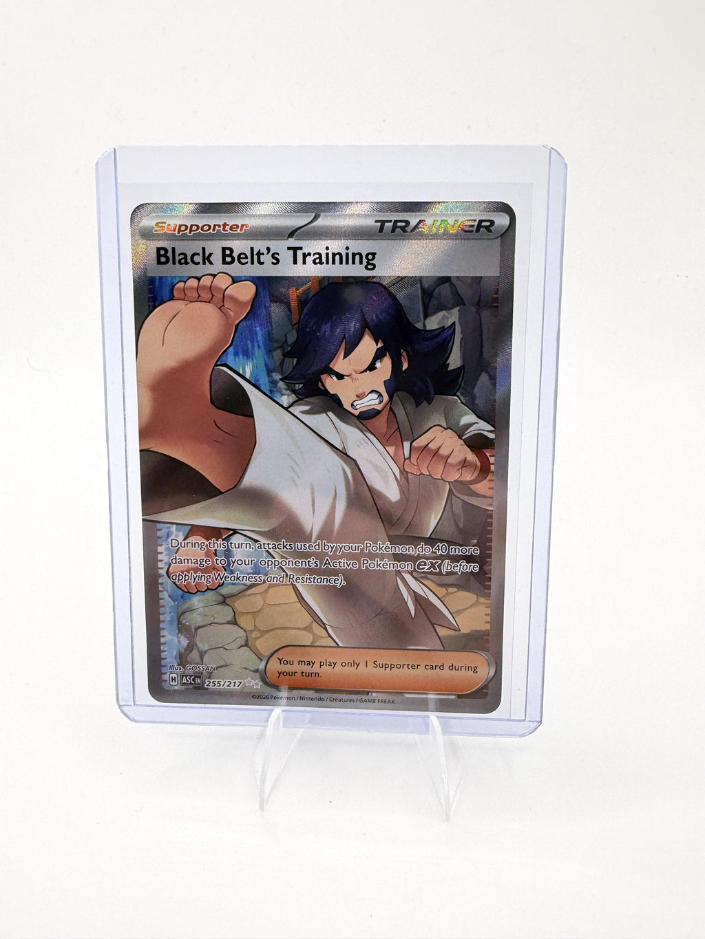 Pokemon Ascended Heroes Black Belt's Training Card Ultra Rare,Holo #255/217