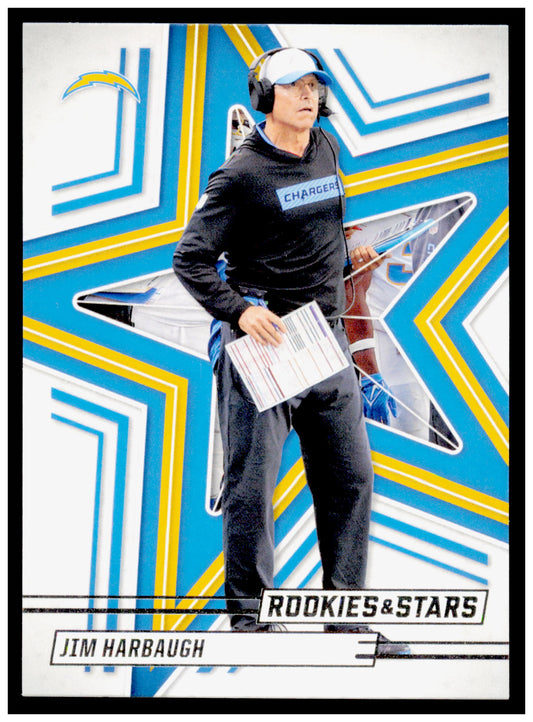 2025 Panini Rookies & Stars Jim Harbaugh Card San Diego Chargers #3