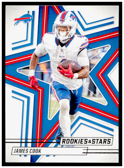 2025 Panini Rookies & Stars James Cook Card Buffalo Bills #27