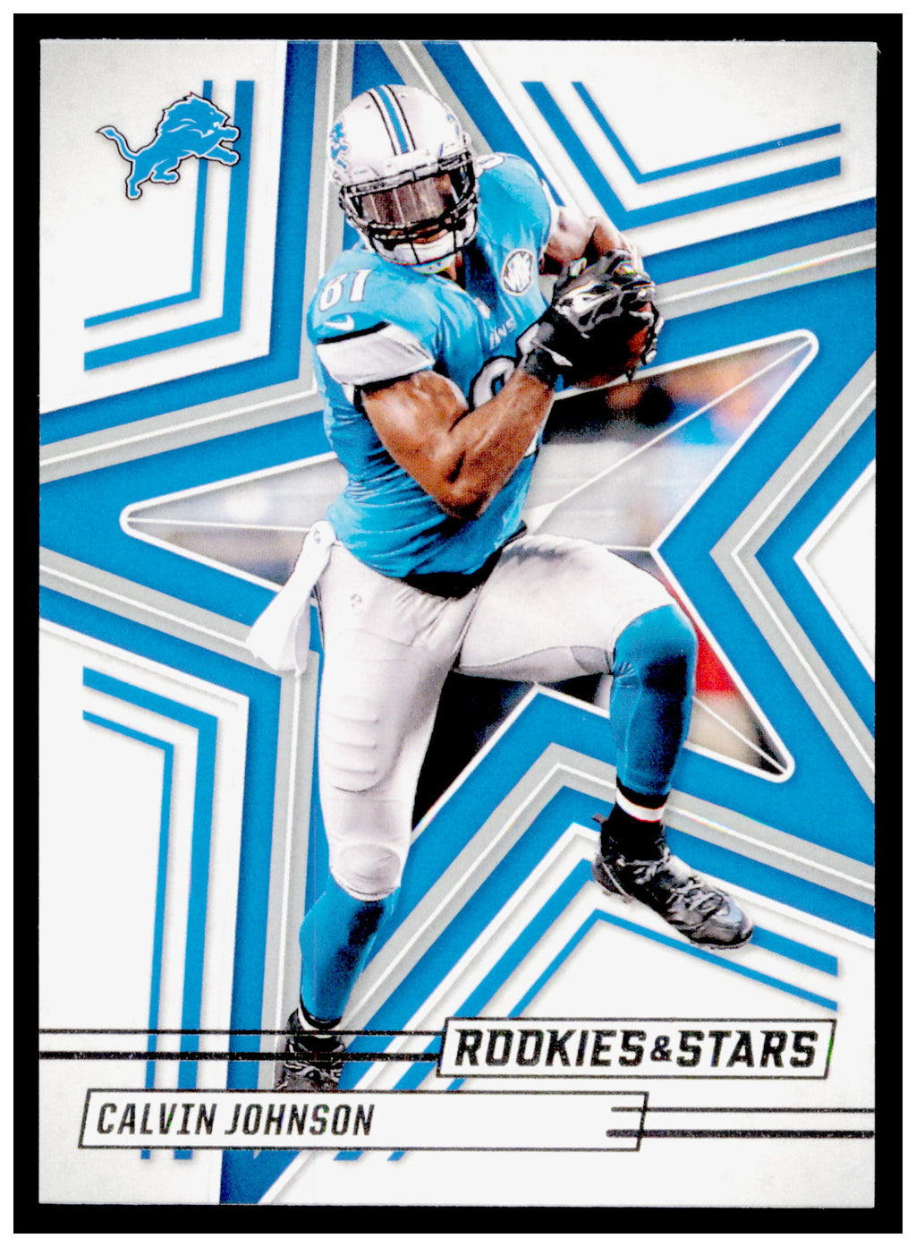 2025 Panini Rookies & Stars Calvin Johnson Card Detroit Lions #70