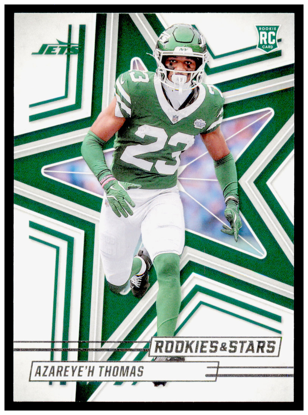 2025 Panini Rookies & Stars Azareye'h Thomas Card RC New York Jets #107