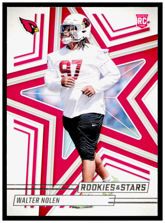 2025 Panini Rookies & Stars Walter Nolen Card RC Arizona Cardinals #196