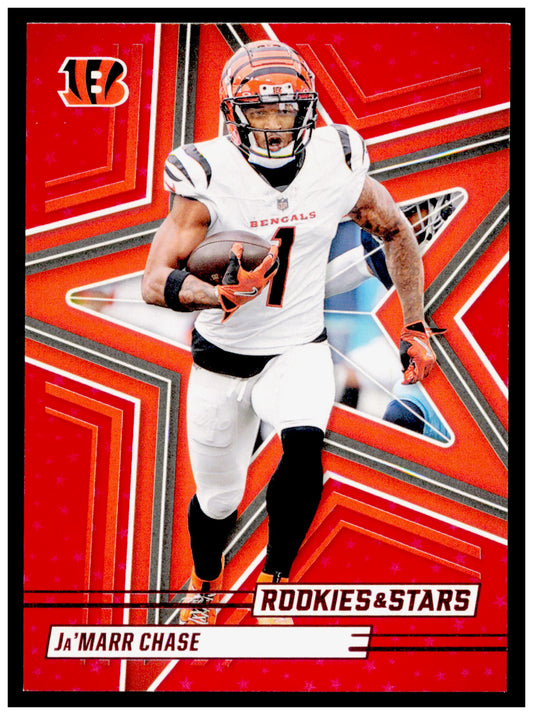 2025 Panini Rookies & Stars - Red Ja’Marr Chase Card Cincinnati Bengals #56