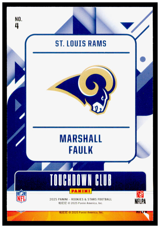 2025 Panini Rookies & Stars Omarion Hampton Card Rookie Rush  Chargers #8