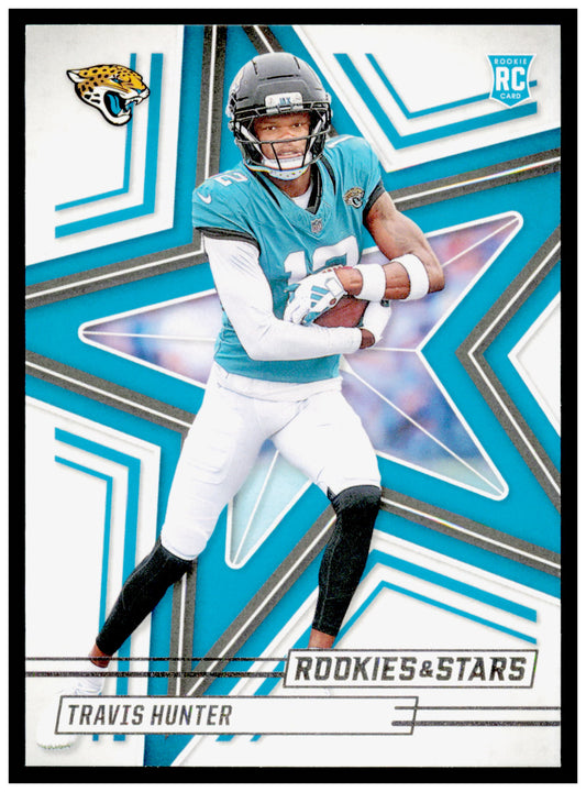2025 Panini Rookies & Stars Travis Hunter Card RC Jacksonville Jaguars #186