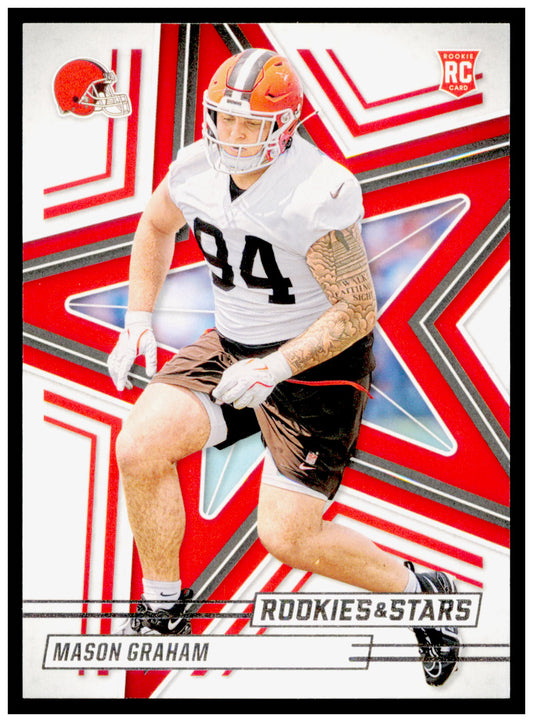 2025 Panini Rookies & Stars Mason Graham Card RC Cleveland Browns #156