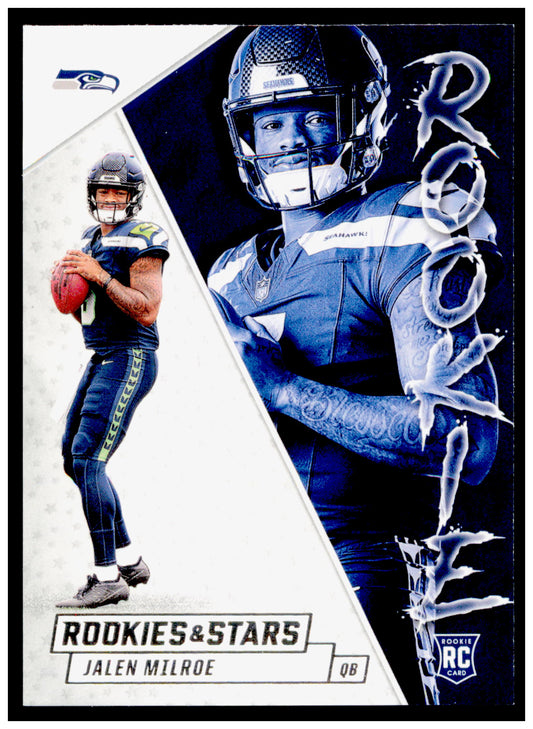 2025 Panini Rookies & Stars Jalen Milroe Card Rookie Exclusive Seattle