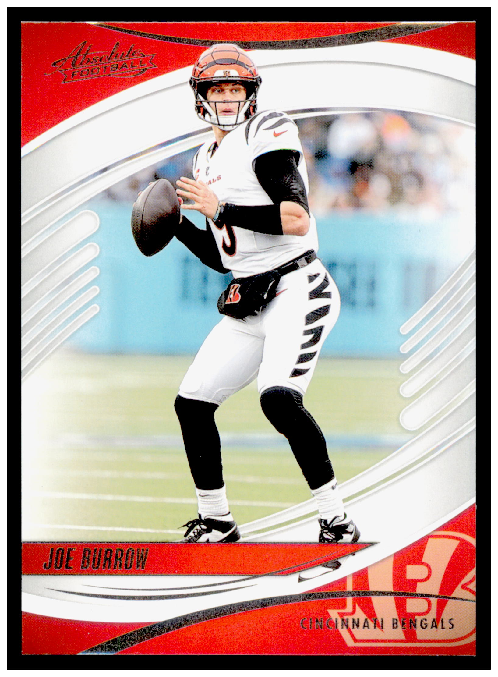 2025 Panini Absolute Joe Burrow Card Orange Cincinnati Bengals #37