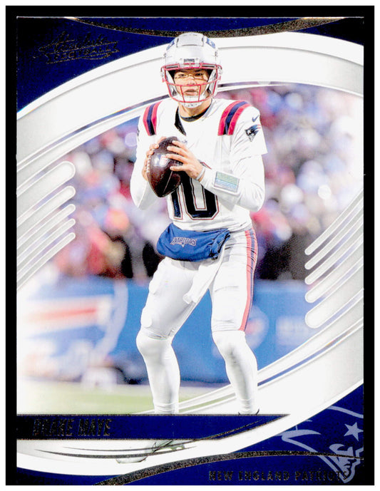 2025 Panini Absolute Drake Maye Card Retail New England Patriots #79