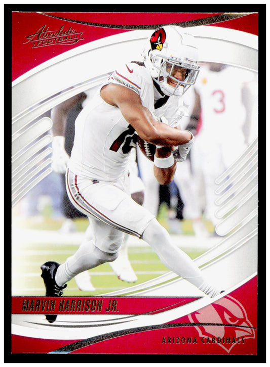 2025 Panini Absolute Marvin Harrison Jr. Card Retail Arizona Cardinals #14