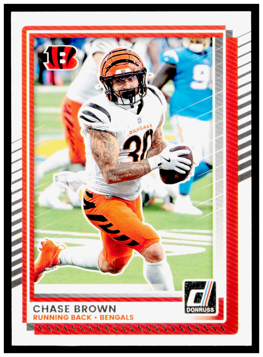 2025 Donruss Chase Brown Card Cincinnati Bengals #294