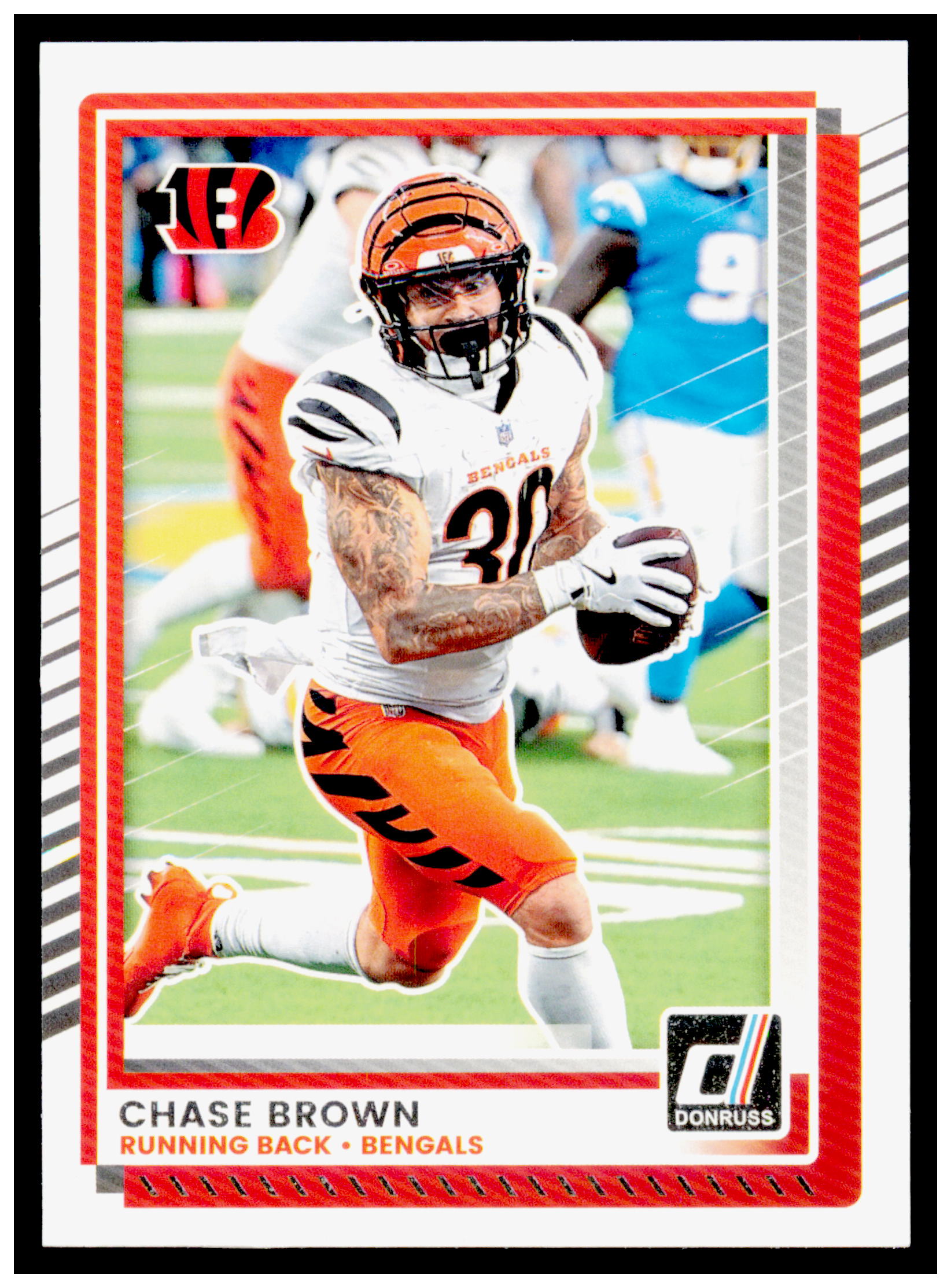 2025 Donruss Chase Brown Card Cincinnati Bengals #294