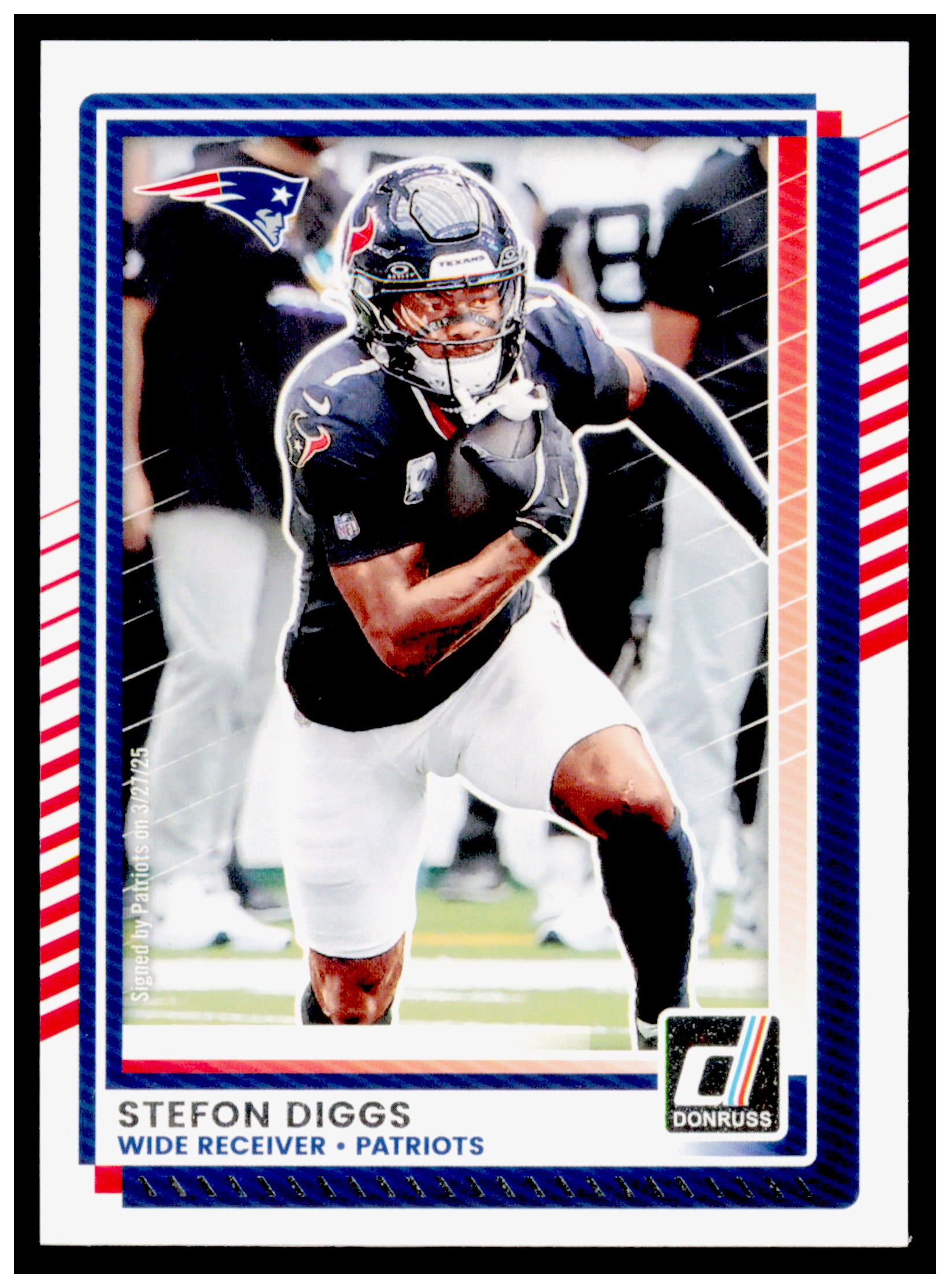 2025 Donruss Stefon Diggs Card New England Patriots #236