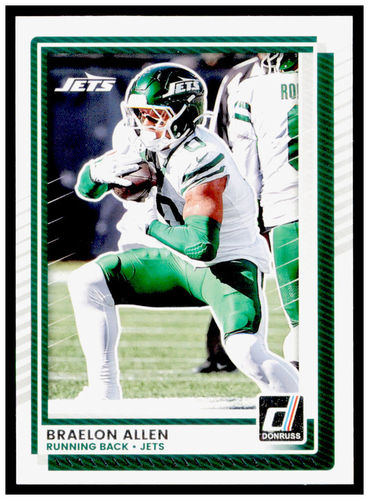 2025 Donruss Braelon Allen Card New York Jets #261