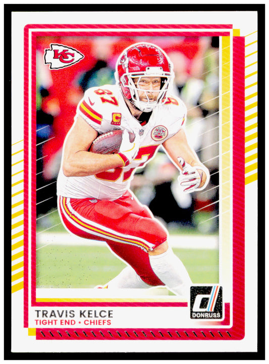 2025 Donruss Travis Kelce Card Kansas City Chiefs #191