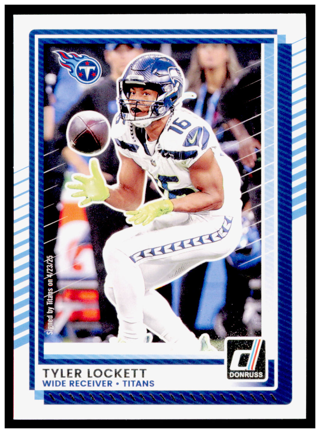 2025 Donruss Tyler Lockett Card Tennessee Titans #158