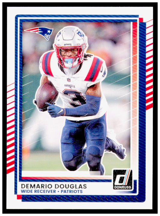 2025 Donruss Demario Douglas Card New England Patriots #199