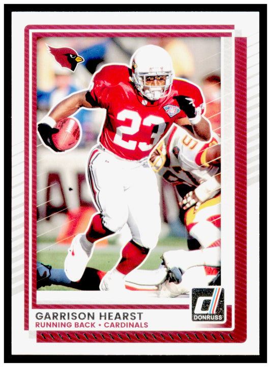 2025 Donruss Garrison Hearst Card Arizona Cardinals #66