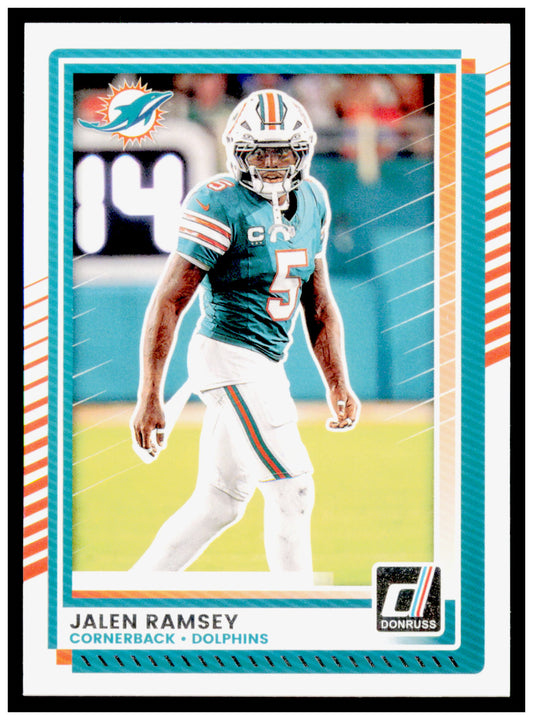 2025 Donruss Jalen Ramsey Card Miami Dolphins #50