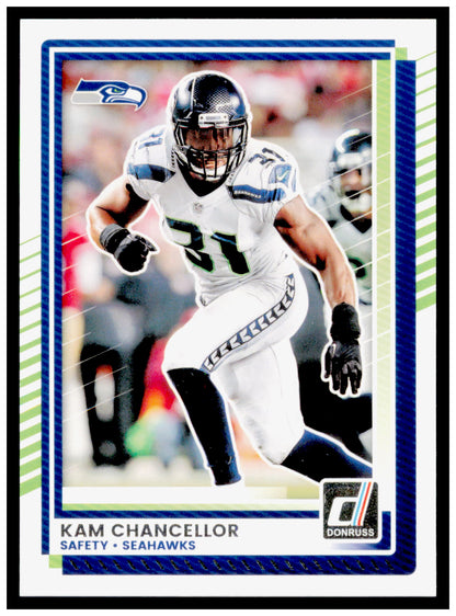 2025 Donruss Optic Kam Chancellor Card Seattle Seahawks #45