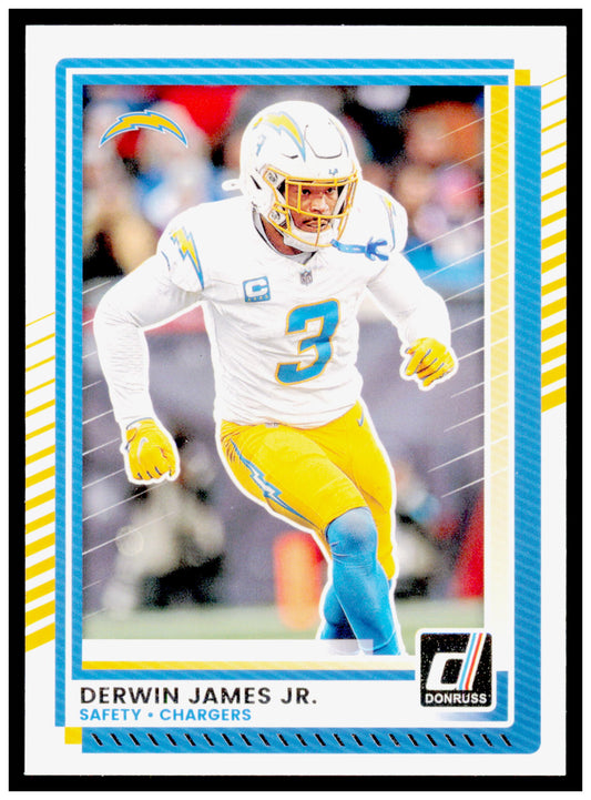 2025 Donruss Derwin James Jr. Card Los Angeles Chargers #130
