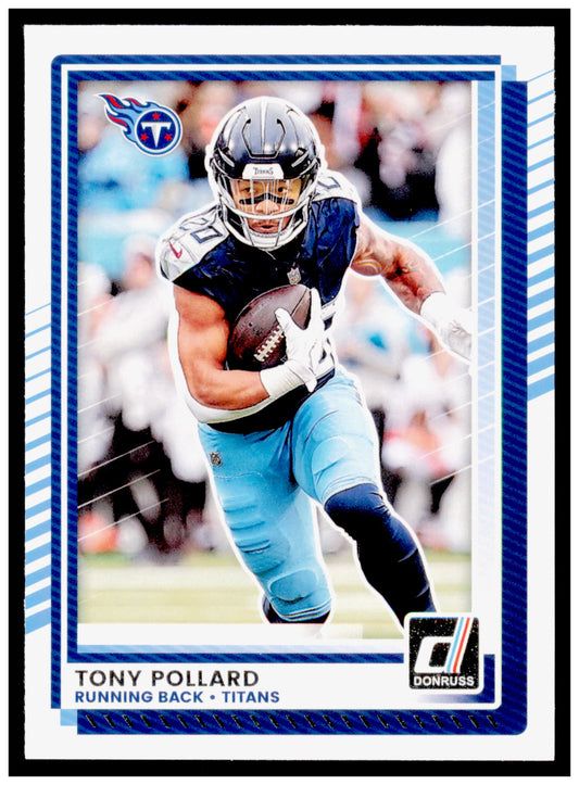 2025 Donruss Tony Pollard Card Tennessee Titans #272