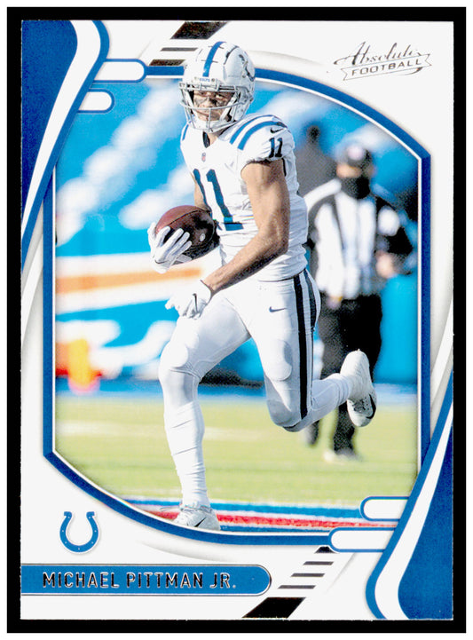 2021 Panini Absolute Michael Pittman Jr. Card Indianapolis Colts #12