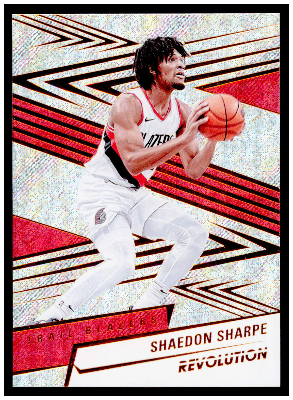 2024-25 Panini Revolution Shaedon Sharpe Card Portland Trail Blazers #17