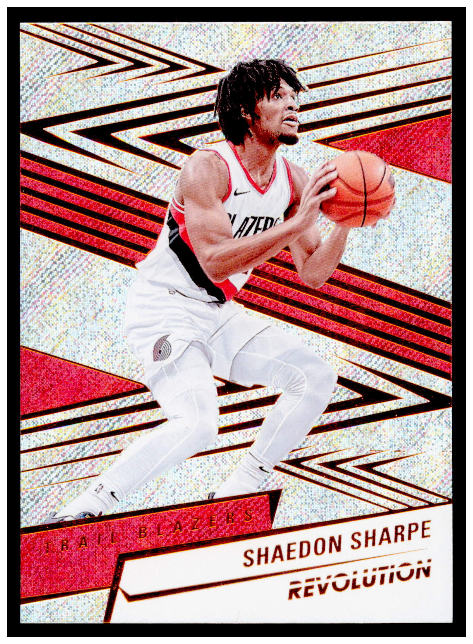 2024-25 Panini Revolution Shaedon Sharpe Card Portland Trail Blazers #17