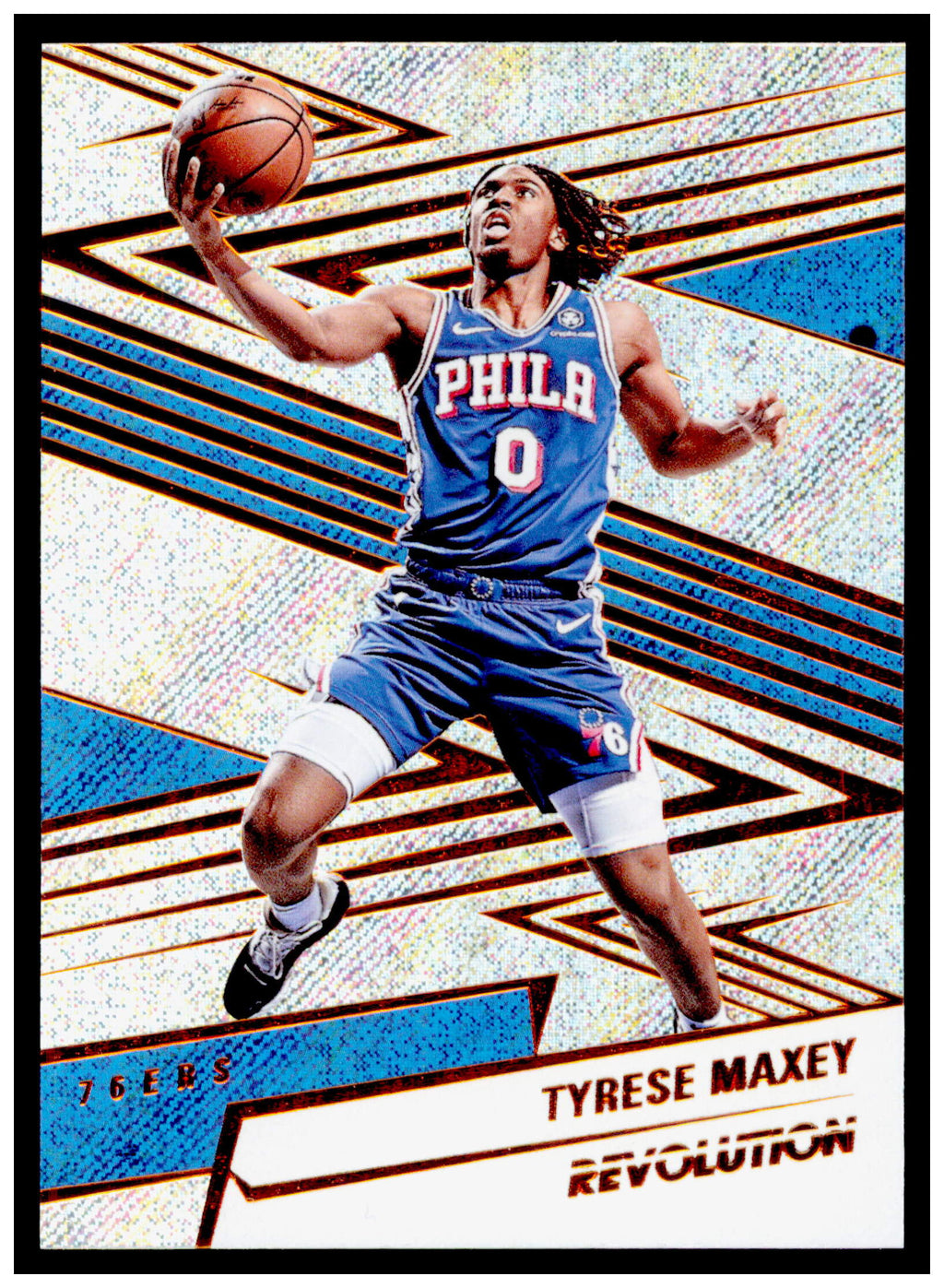 2024-25 Panini Revolution Tyrese Maxey Card Philadelphia 76ers #35