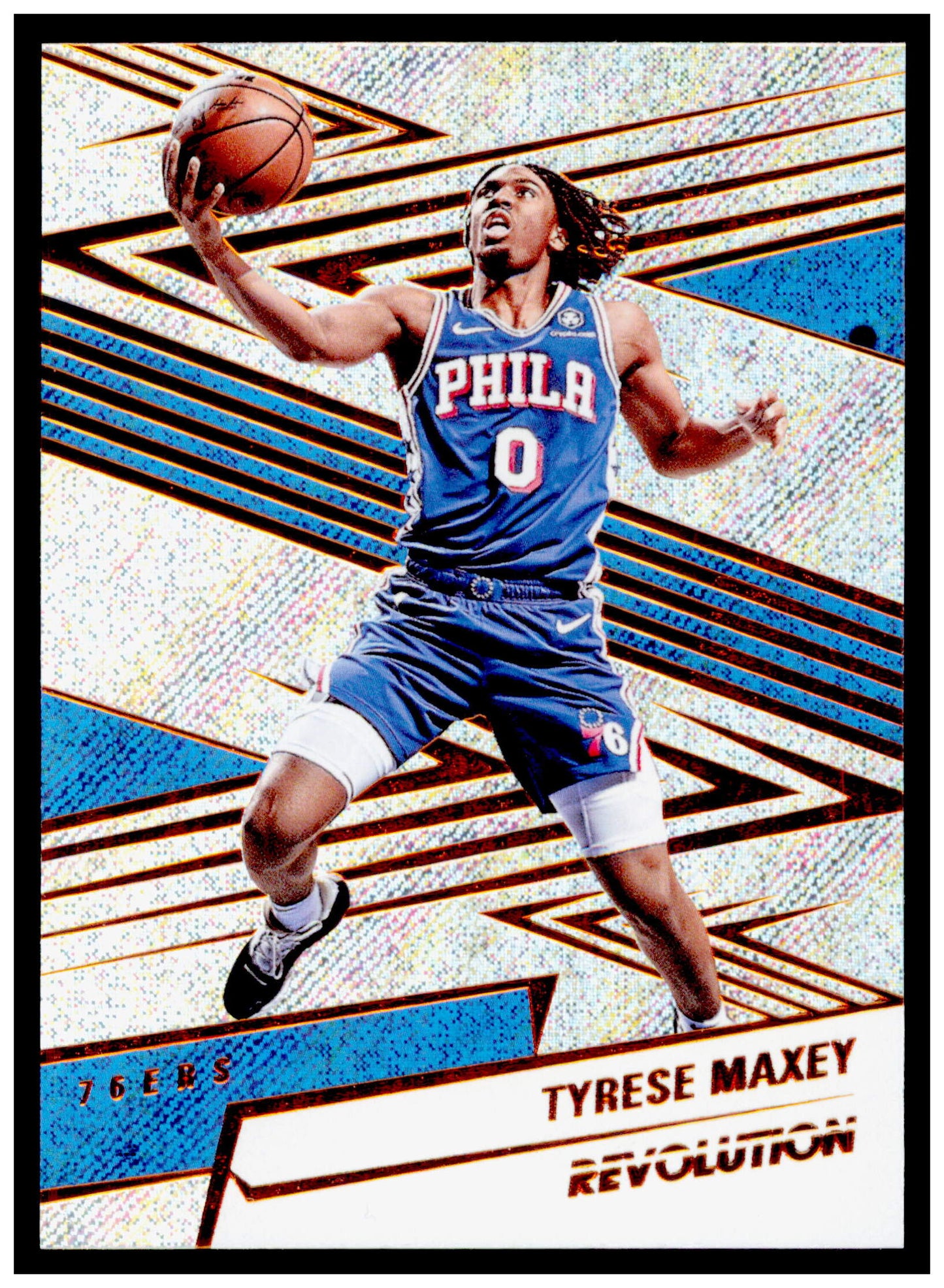 2024-25 Panini Revolution Tyrese Maxey Card Philadelphia 76ers #35