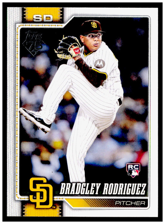 2026 Topps Bradgley Rodriguez Card RC San Diego Padres #42