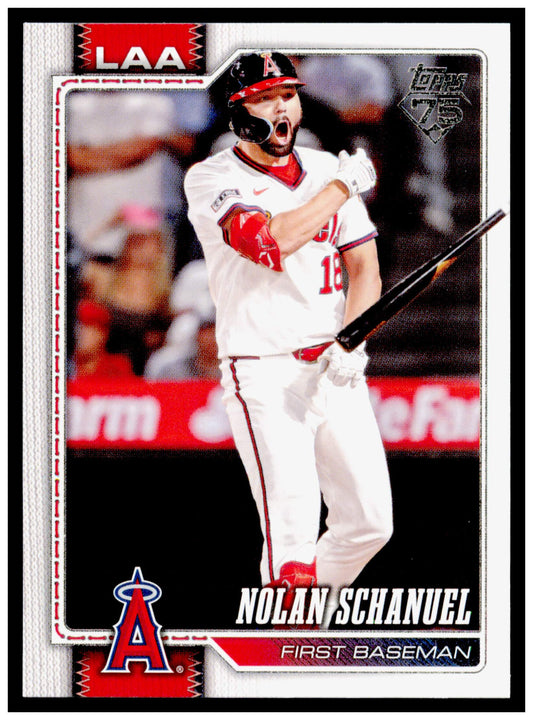 2026 Topps Nolan Schanuel Card Los Angeles Angels #43