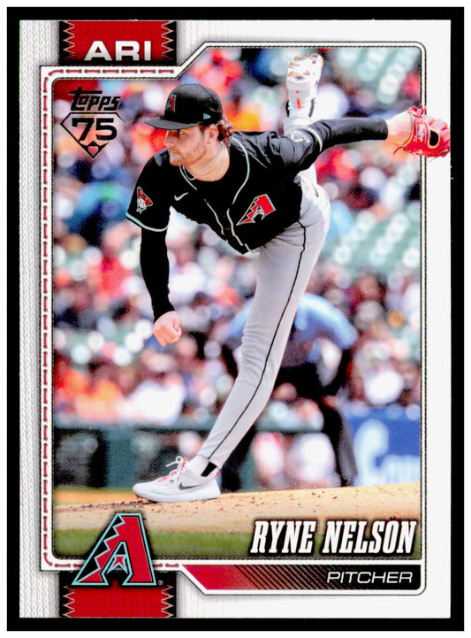 2026 Topps Ryne Nelson Card Arizona Diamondbacks #114