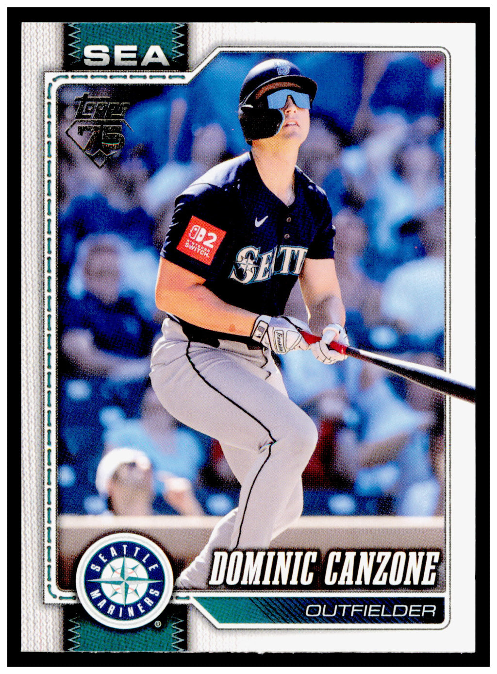 2026 Topps Dominic Canzone Card Seattle Mariners #156