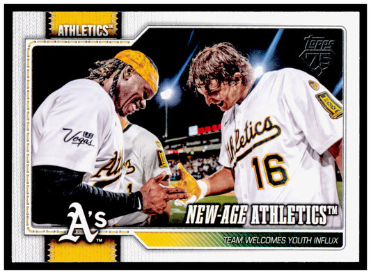 2026 Topps New-Age Athletics Card Rainbow Foil Athletics #122