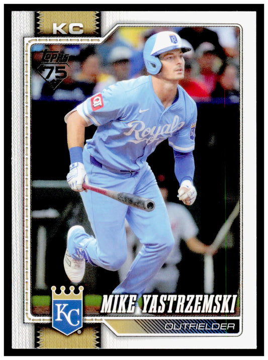 2026 Topps Mike Yastrzemski Card Kansas City Royals #242
