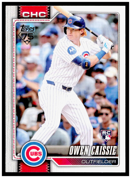 2026 Topps Owen Caissie Card RC Chicago Cubs #233