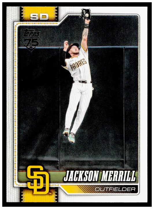 2026 Topps Jackson Merrill Card San Diego Padres #229