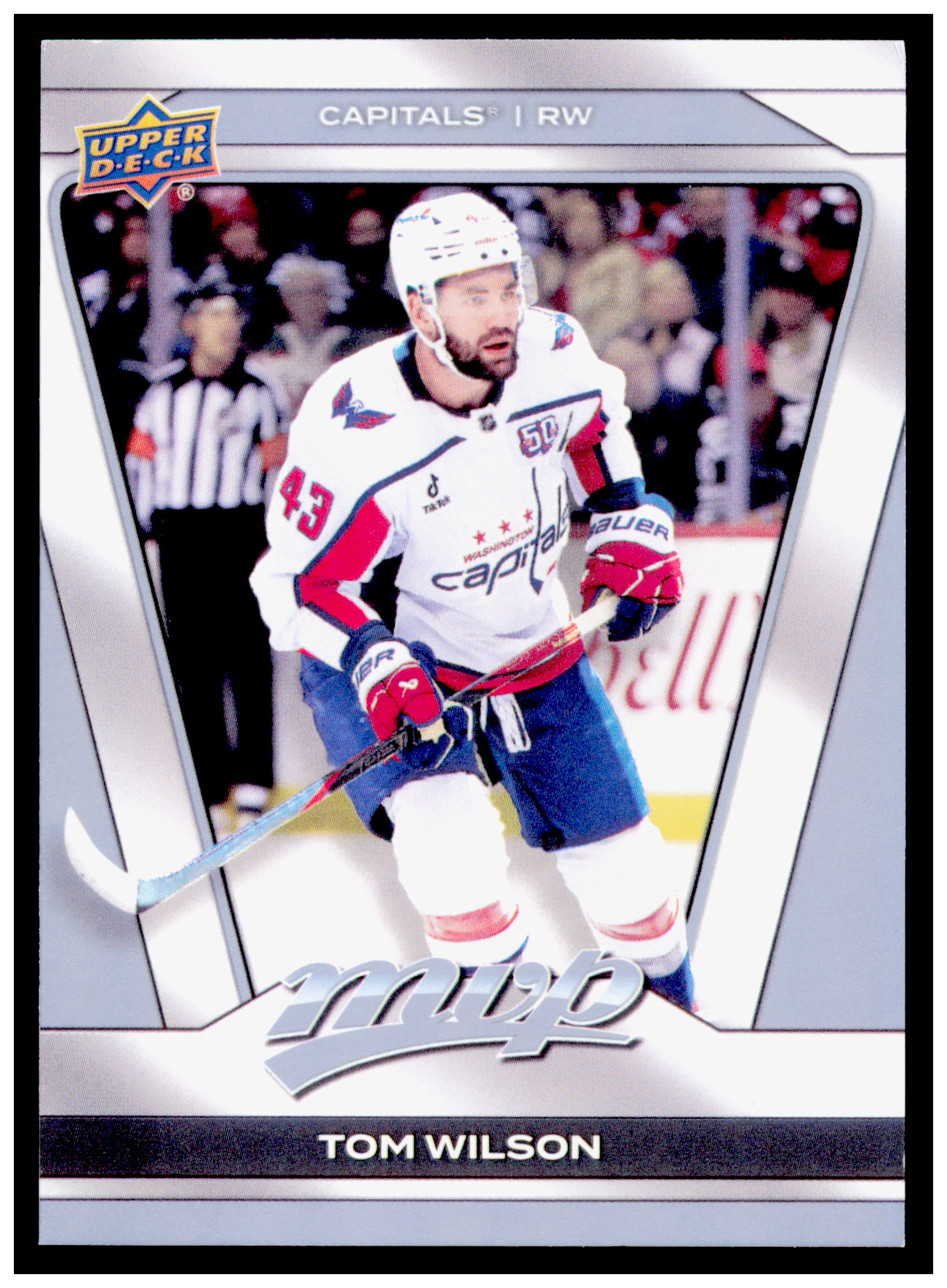 2025-26 Upper Deck MVP Tom Wilson Card Washington Capitals #163