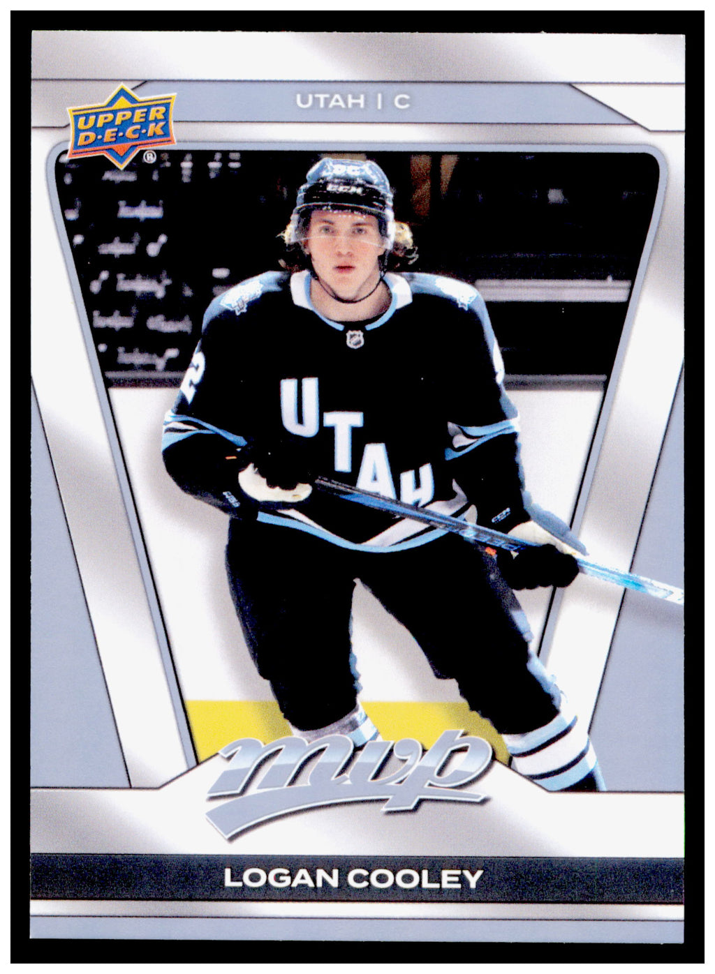 2025-26 Upper Deck MVP Logan Cooley Card Utah Hockey Club #105