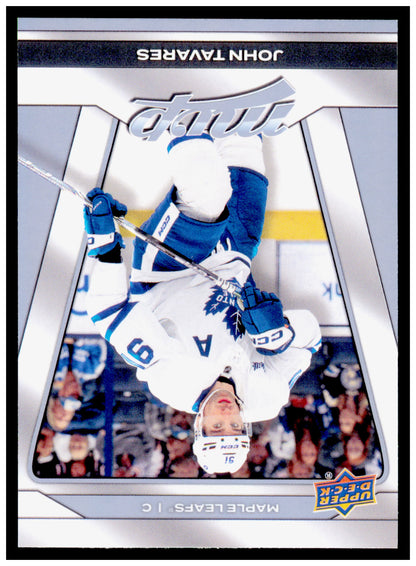 2025-26 Upper Deck MVP John Tavares Card Green Script Toronto Maple Leafs #191