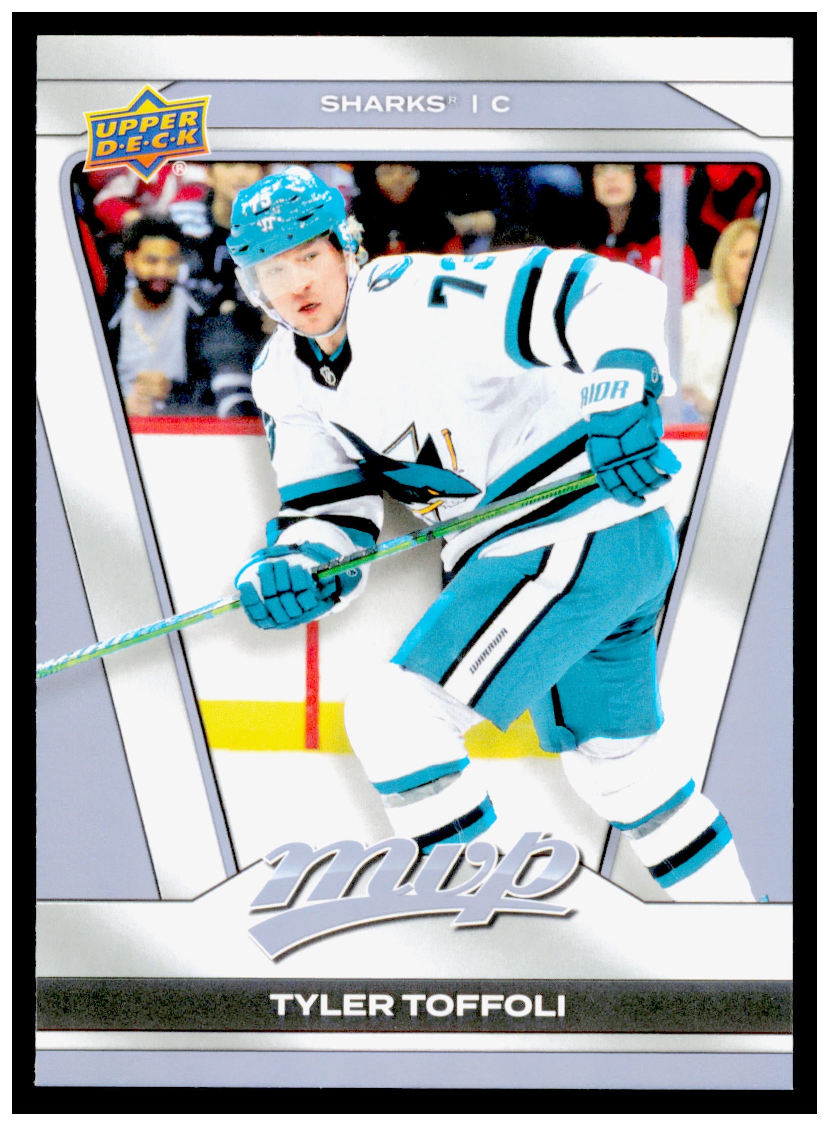 2025-26 Upper Deck MVP Tyler Toffoli Card San Jose Sharks #43
