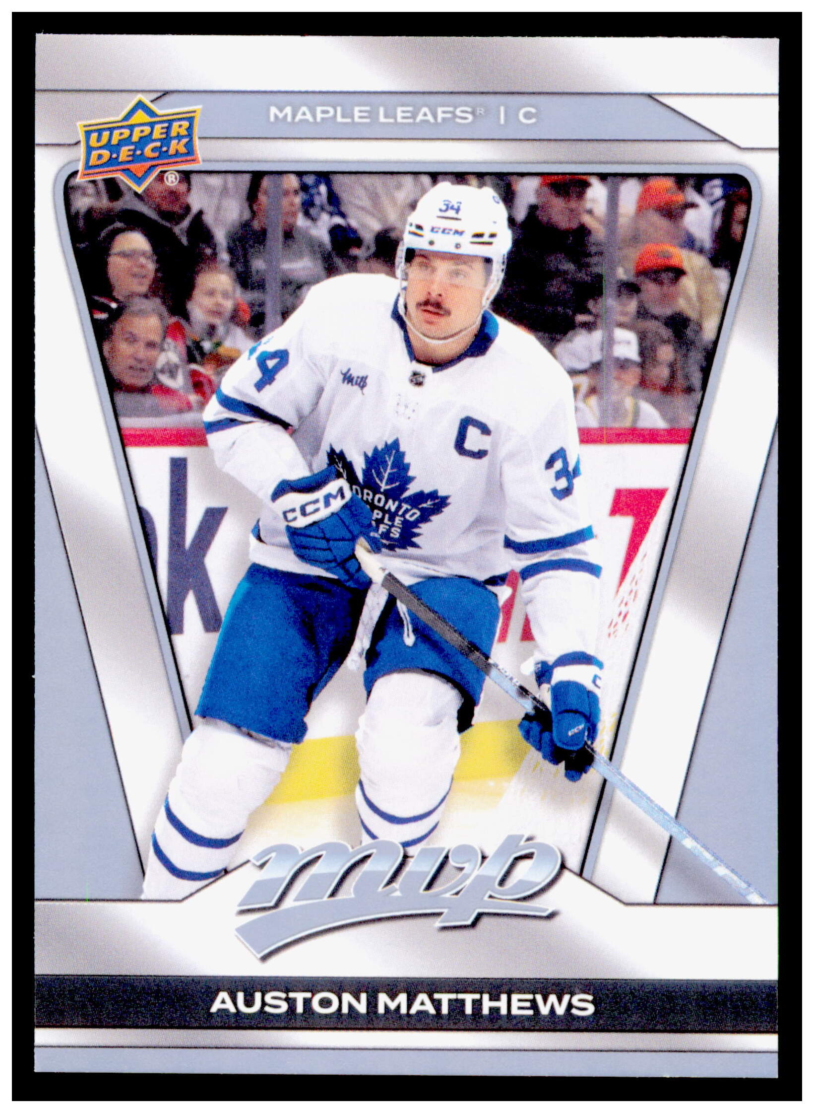 2025-26 Upper Deck MVP Auston Matthews Card Toronto Maple Leafs #141