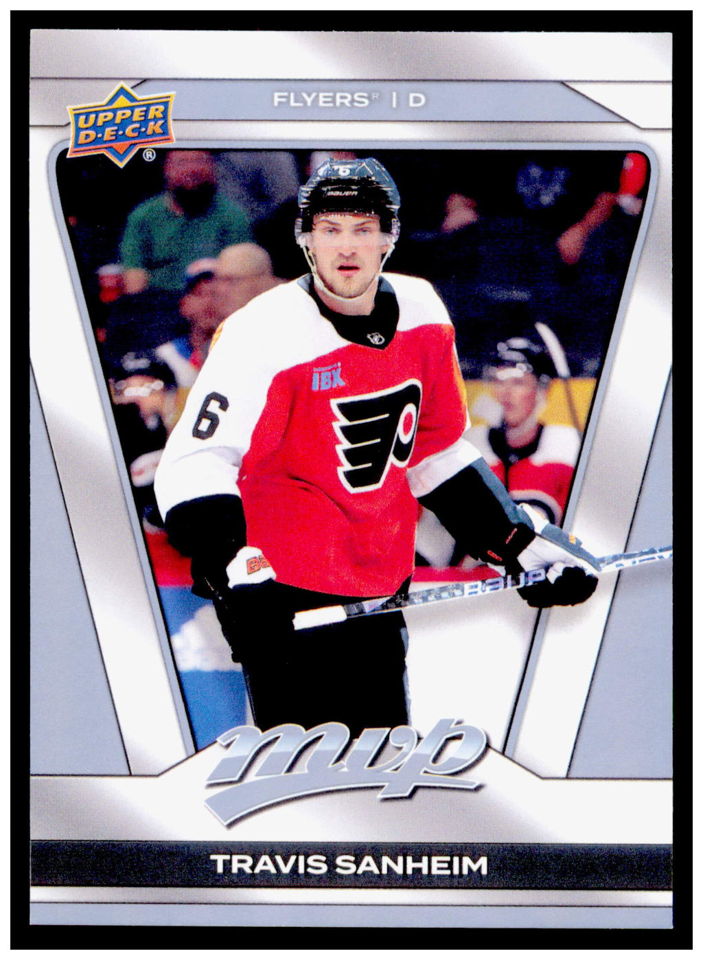2025-26 Upper Deck MVP Travis Sanheim Card Philadelphia Flyers #194