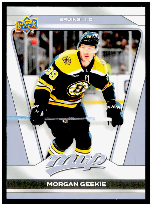 2025-26 Upper Deck MVP Morgan Geekie Card Boston Bruins #2