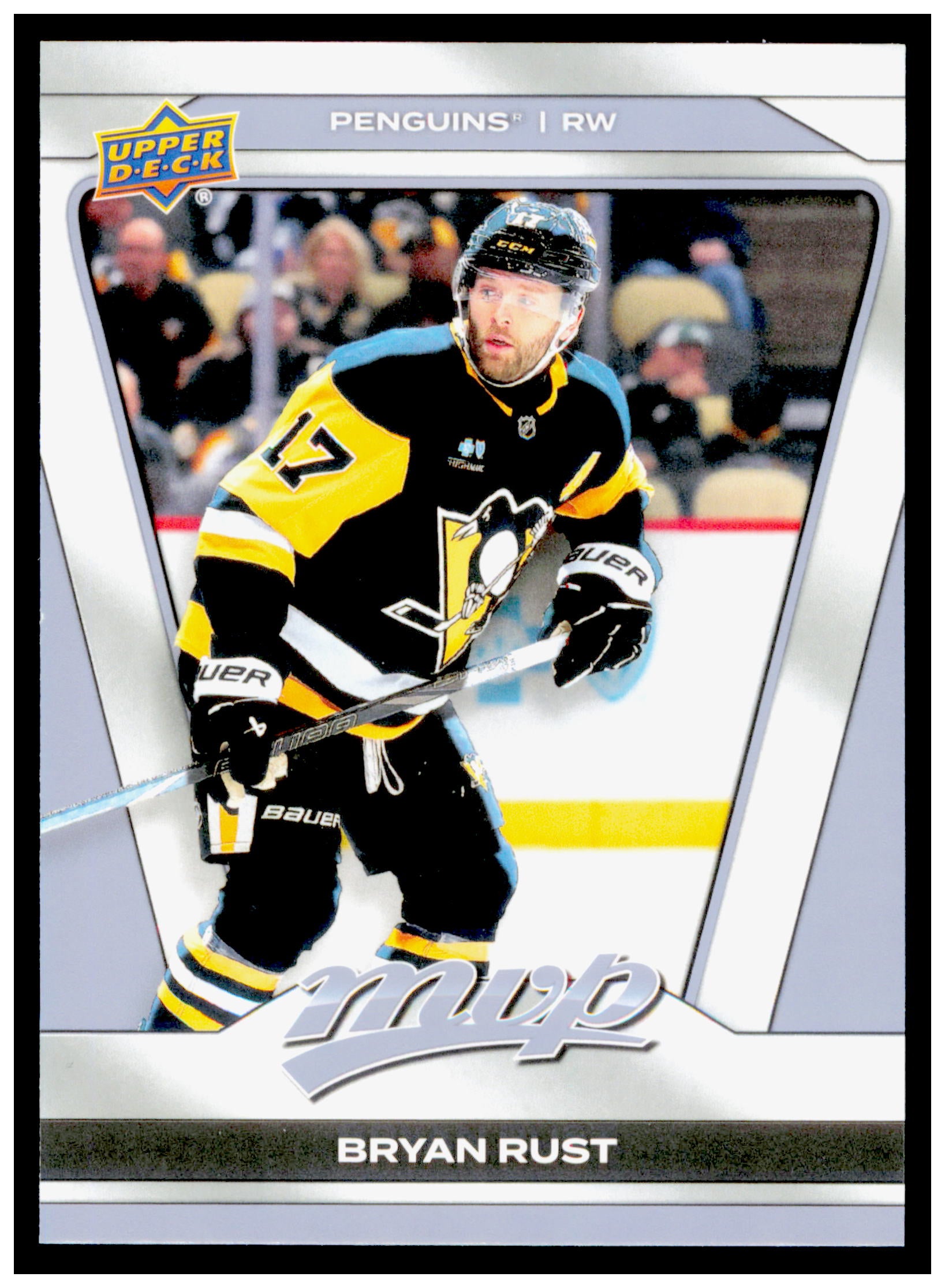 2025-26 Upper Deck MVP Bryan Rust Card Pittsburgh Penguins #49