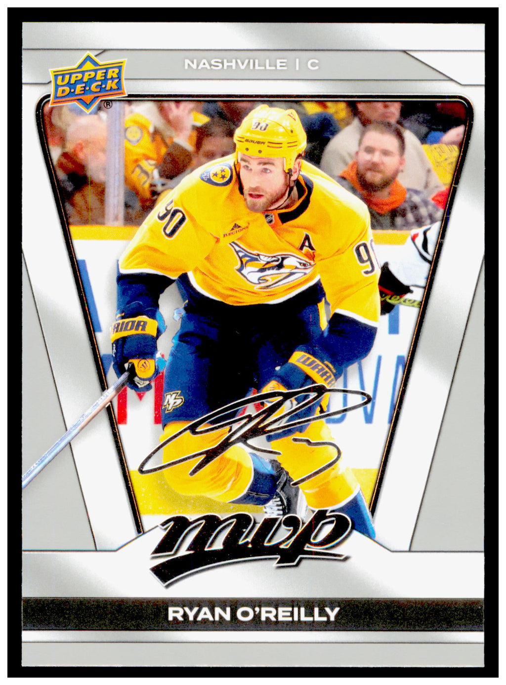 2025-26 Upper Deck MVP Ryan O'Reilly Card Nashville Predators #41