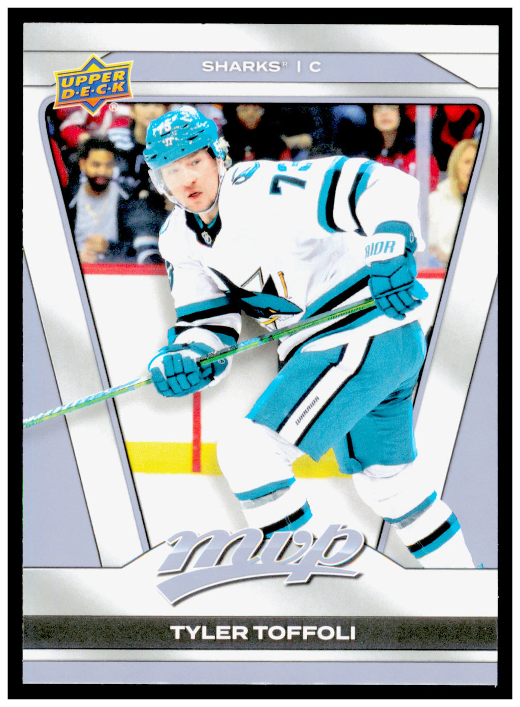 2025-26 Upper Deck MVP Tyler Toffoli Card San Jose Sharks #43