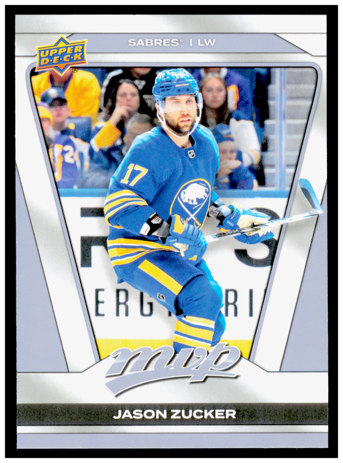2025-26 Upper Deck MVP Jason Zucker Card Green Script Buffalo Sabres #31
